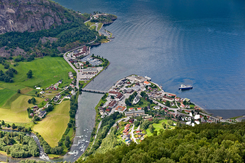 挪威奥兰德峡湾图片素材
