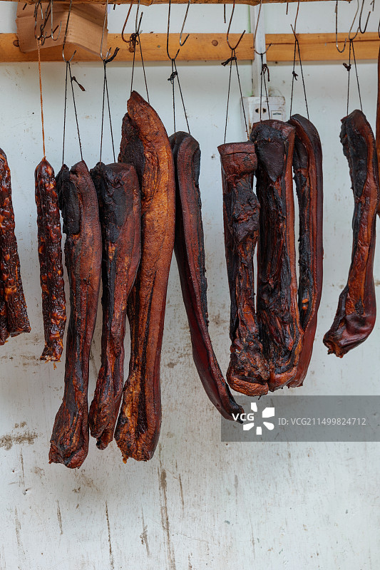 湖南湘西腊肉图片素材