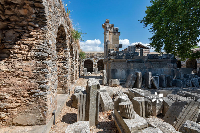 土耳其穆拉省米拉斯区伊阿索斯希腊城市图片素材