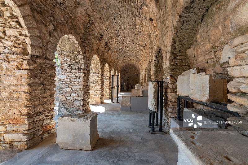 土耳其穆拉省米拉斯区伊阿索斯希腊城市图片素材