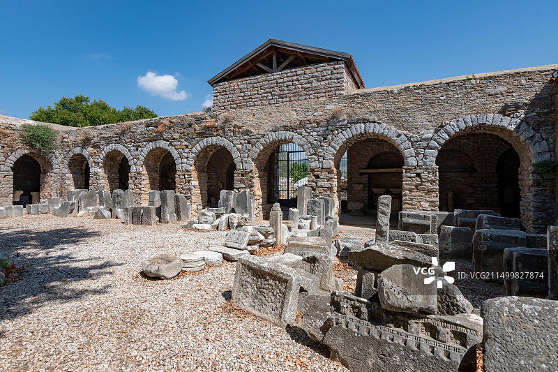 土耳其穆拉省米拉斯区伊阿索斯希腊城市图片素材