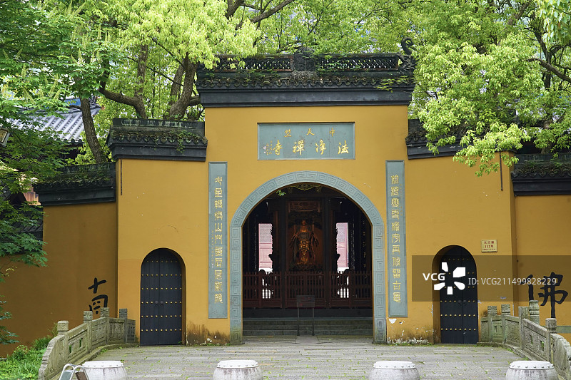 浙江杭州市中天竺法净禅寺图片素材