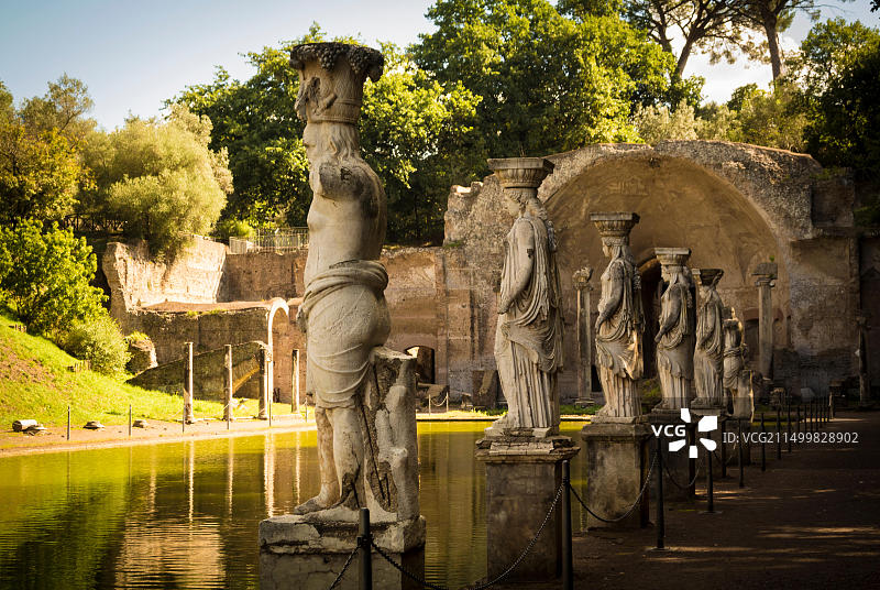 Ninfeo Villa Adriana Tivoli意大利图片素材