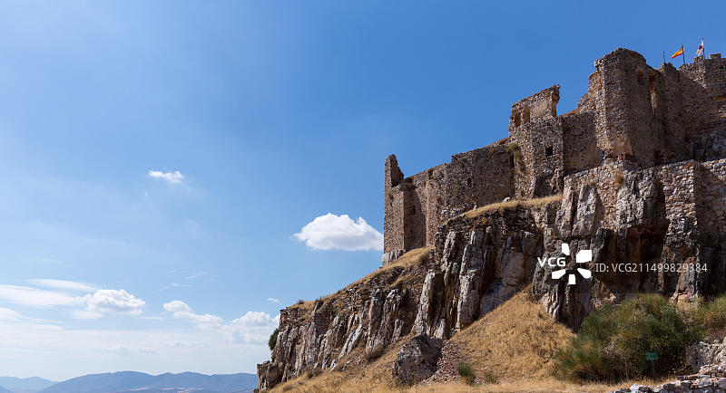 西班牙卡拉特拉瓦拉努埃瓦城堡和修道院图片素材