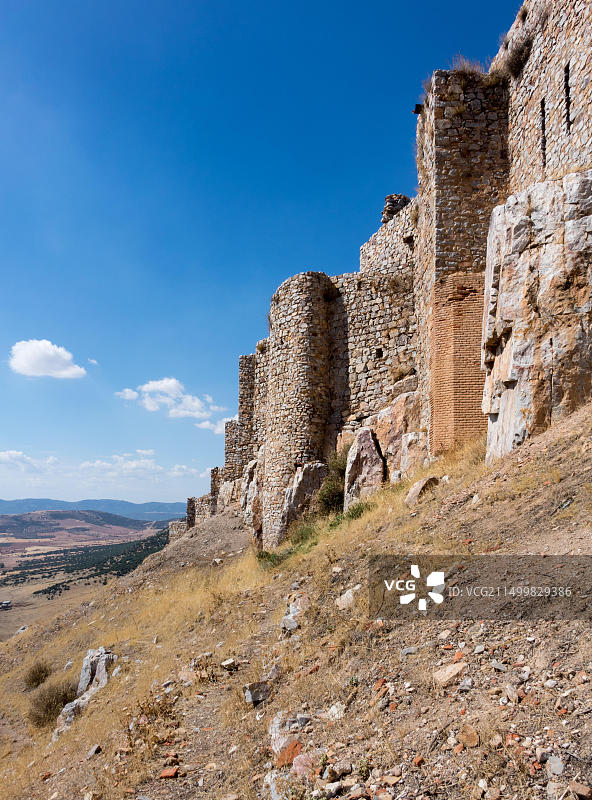 西班牙卡拉特拉瓦拉努埃瓦城堡和修道院图片素材