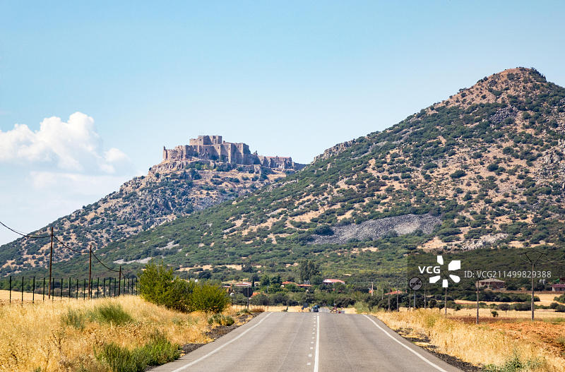 西班牙卡拉特拉瓦拉努埃瓦城堡和修道院图片素材