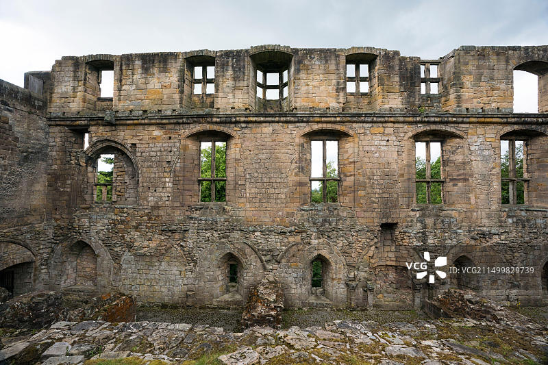 皇家苗圃：该国历史首都的皇家宫殿遗址图片素材