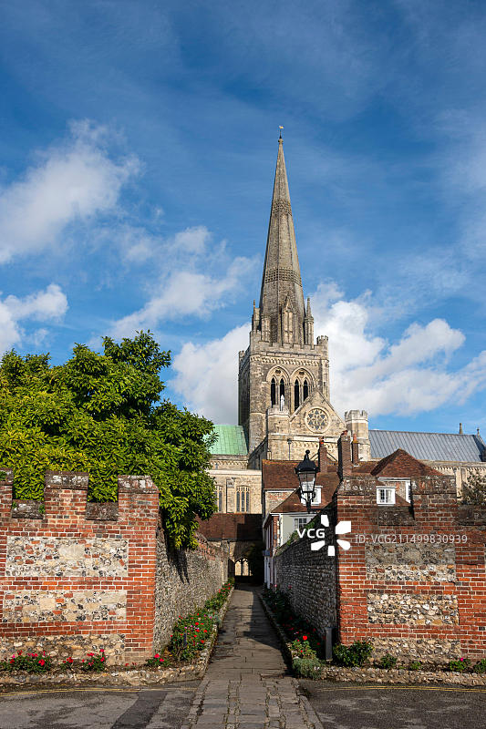 英国西萨塞克斯郡奇切斯特大教堂图片素材