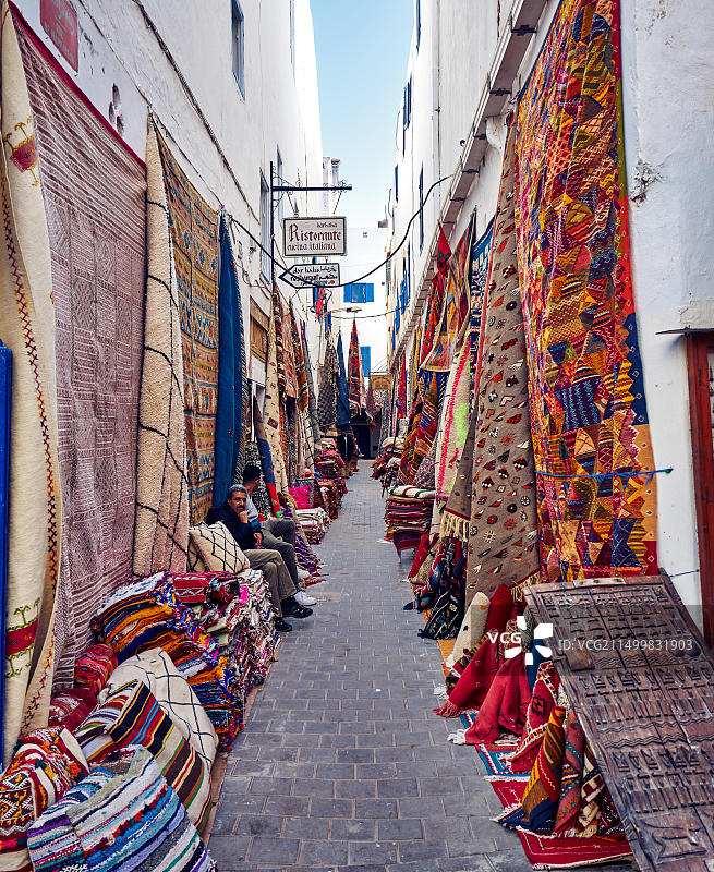 摩洛哥索维拉的街道图片素材