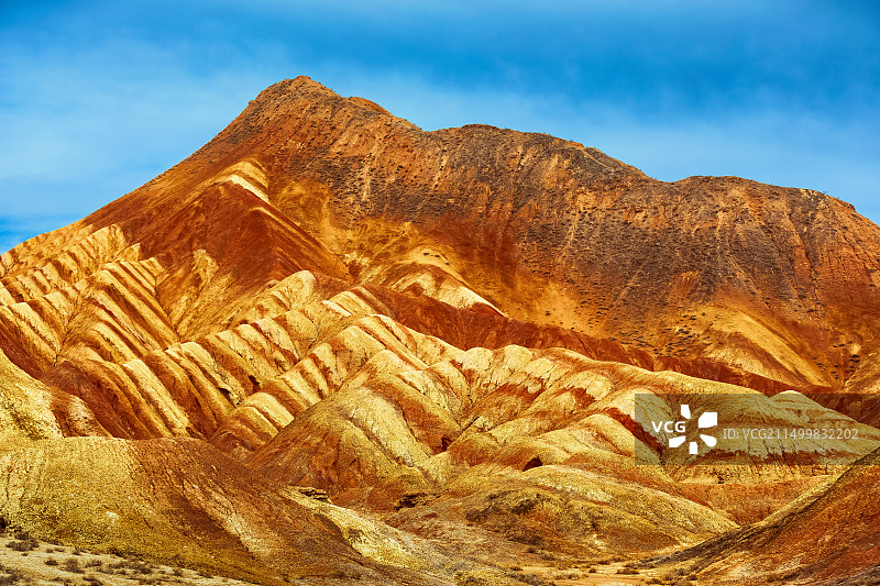 甘肃省张掖市七彩丹霞图片素材