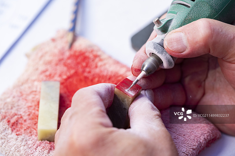 中国非遗传承文化，篆刻印章手工艺品图片素材