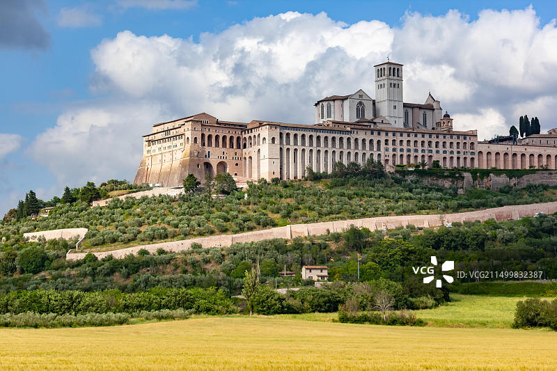 意大利翁布里亚阿西西风光图片素材