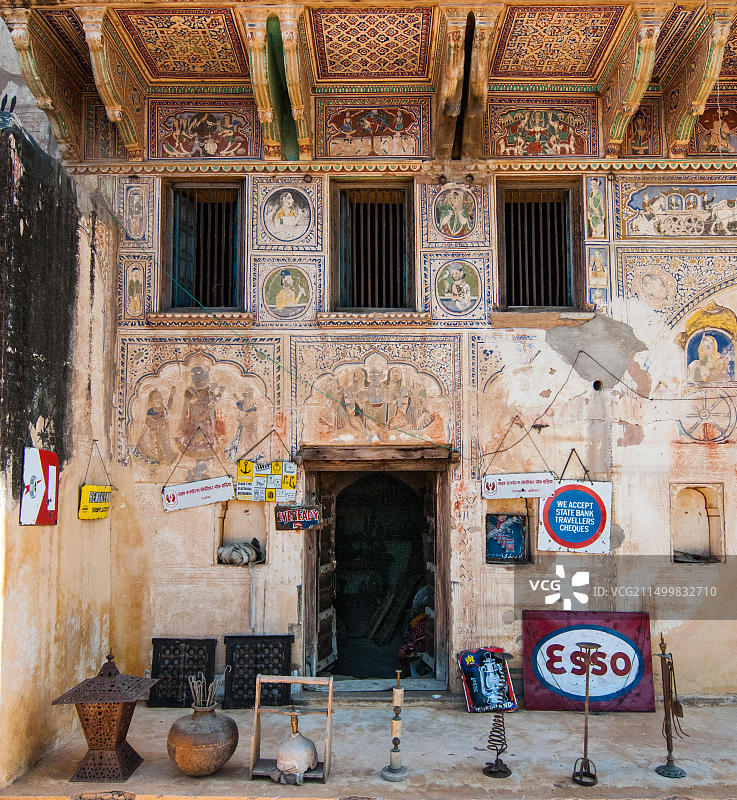 印度拉贾斯坦邦曼达瓦历史中心图片素材