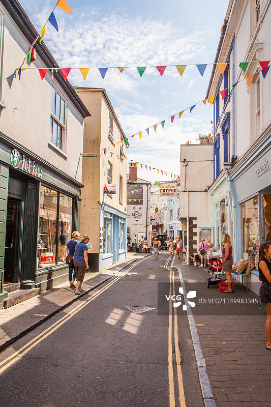 英国德文郡索尔科姆图片素材