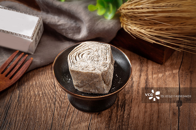 湖北特产手工黑麻酥糖图片素材