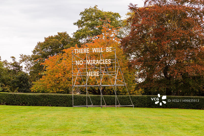 内森·科利作品：这里不会有奇迹，苏格兰国家现代艺术画廊，英国爱丁堡图片素材