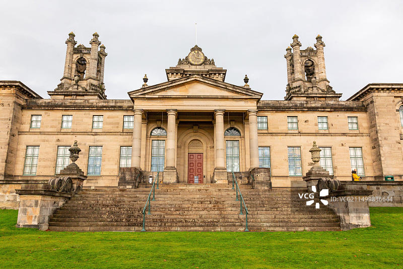 苏格兰现代艺术画廊二馆，英国爱丁堡图片素材