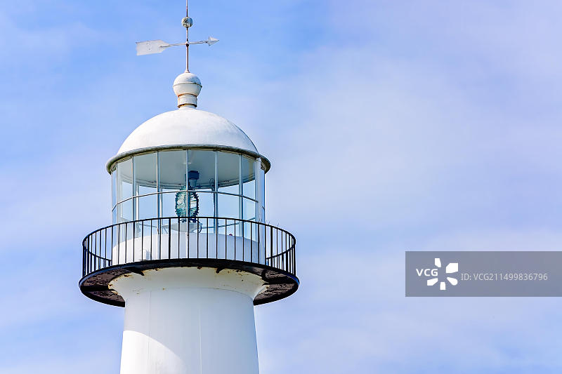 比洛克西灯塔，密西西比州，建于1848年图片素材