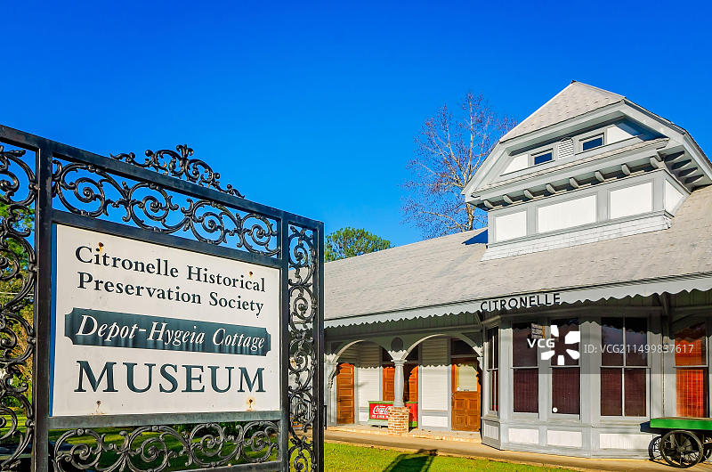 西特龙内尔火车站博物馆（建于1908年）图片素材