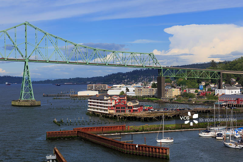美国俄勒冈州阿斯托里亚大桥图片素材