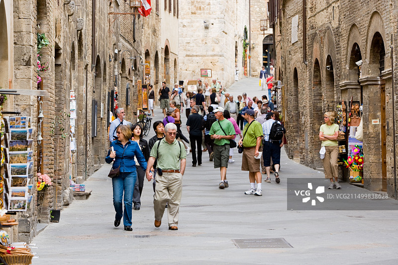 圣吉米尼亚诺中世纪小镇图片素材