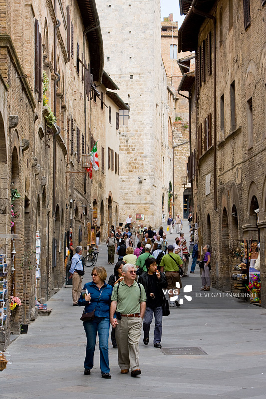 圣吉米尼亚诺中世纪小镇图片素材