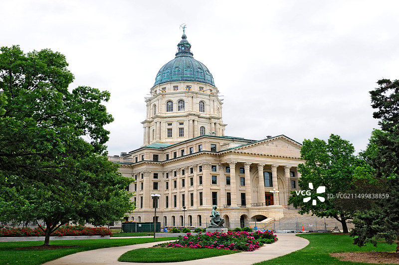 托皮卡堪萨斯州议会大厦图片素材
