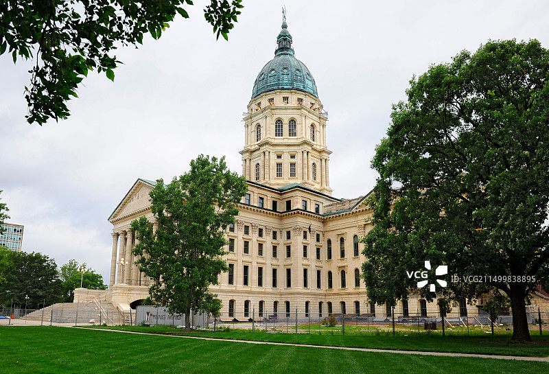 托皮卡堪萨斯州议会大厦图片素材