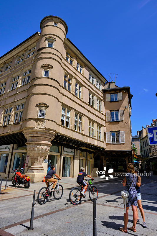 法国阿韦龙省罗德兹报喜之家，16世纪中叶图片素材