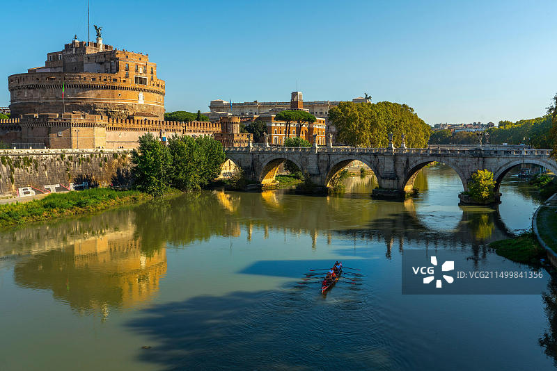 罗马梵蒂冈圣天使堡图片素材