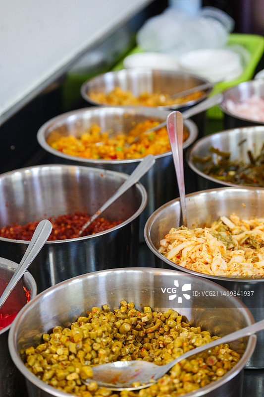 湖南米粉早餐配料图片素材