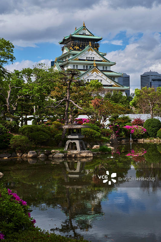 日本本州岛关西地区大阪大阪城图片素材