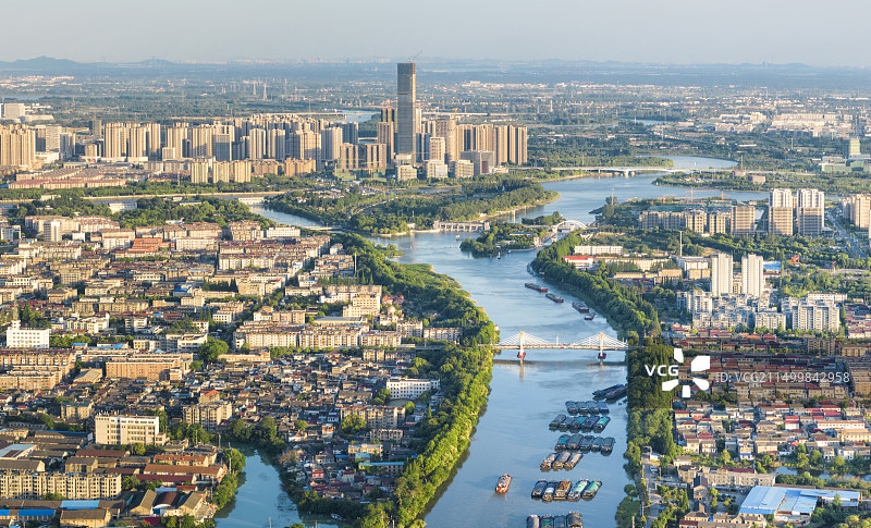 扬州芒稻河与江苏省江都水利工程图片素材