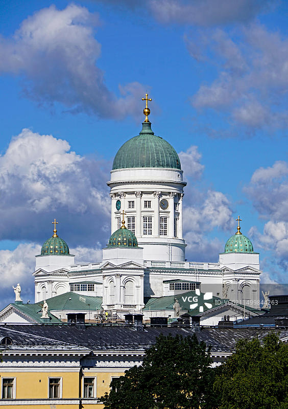 赫尔辛基大教堂福音路德教堂图片素材