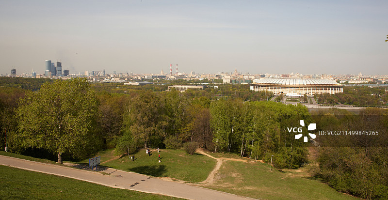 俄罗斯莫斯科公园图片素材