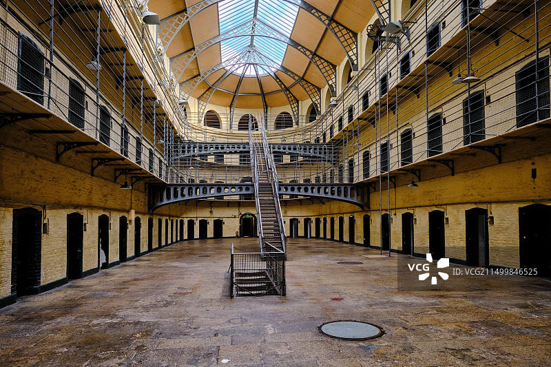爱尔兰共和国都柏林基尔梅纳姆监狱旧址图片素材
