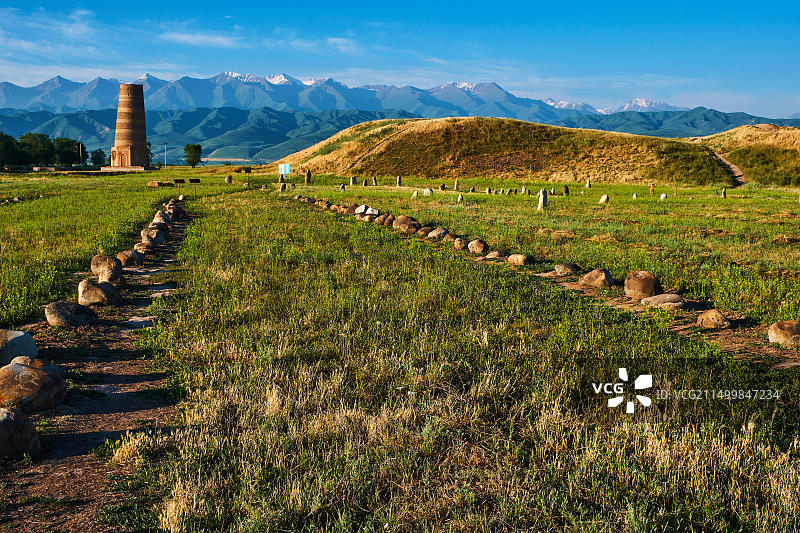吉尔吉斯斯坦楚河州布拉纳塔，巴拉萨贡古城图片素材