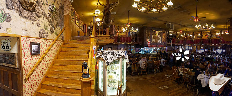 美国德克萨斯州阿马里洛市的大 Texan 牛排牧场图片素材