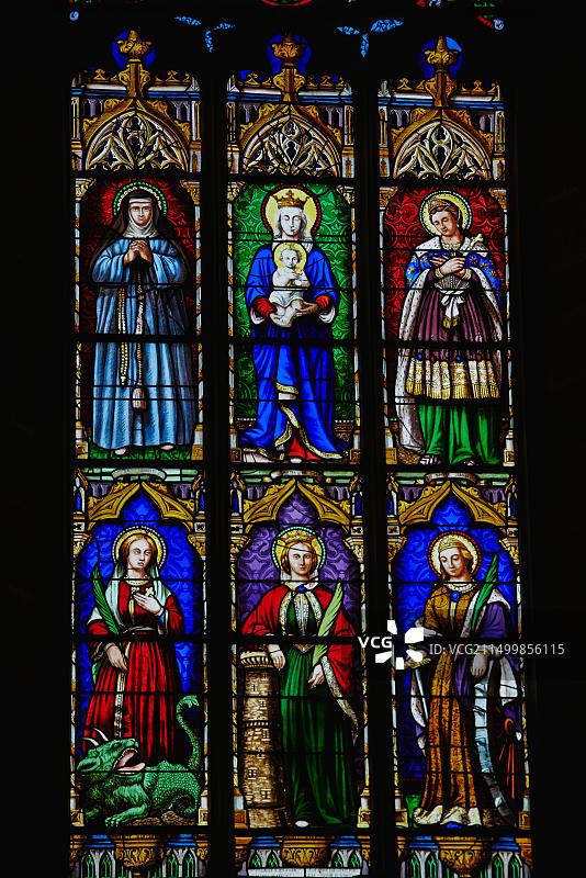 法国菲尼斯泰尔圣泰戈内克教堂图片素材