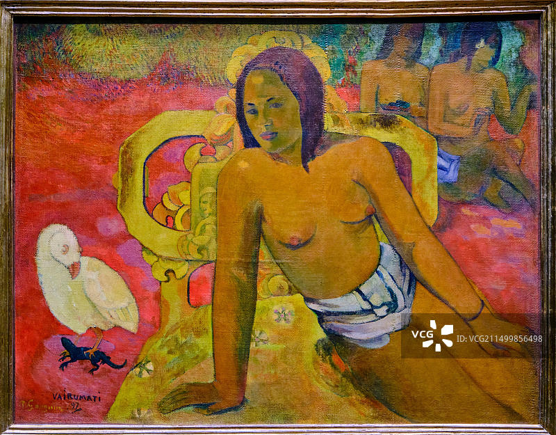 法国巴黎奥赛博物馆，瓦伊鲁玛蒂，保罗·高更图片素材