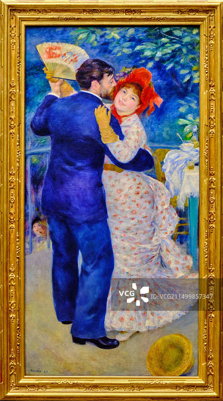 法国巴黎奥赛博物馆雷诺阿《城市之舞》图片素材