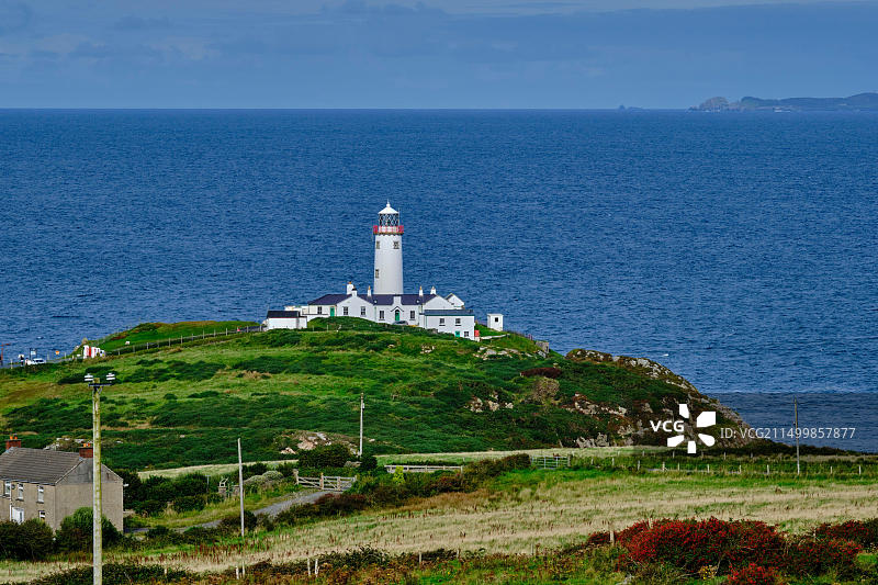爱尔兰共和国多尼戈尔郡法纳德角，爱尔兰最北端的灯塔图片素材