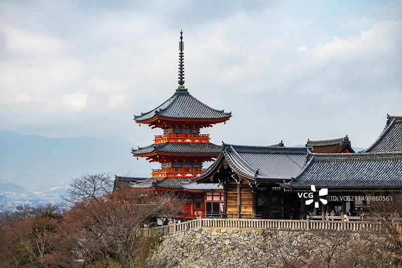 日本京都市清水寺图片素材