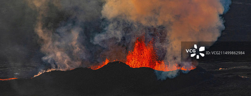 美国夏威夷大岛呼阿拉莱火山图片素材