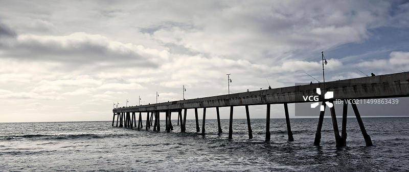 美国加利福尼亚州圣马特奥县帕西菲卡码头图片素材