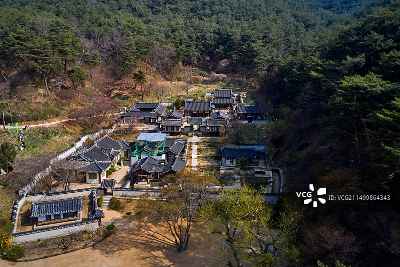 韩国庆尚北道安东陶山书院联合国教科文组织世界遗产图片素材