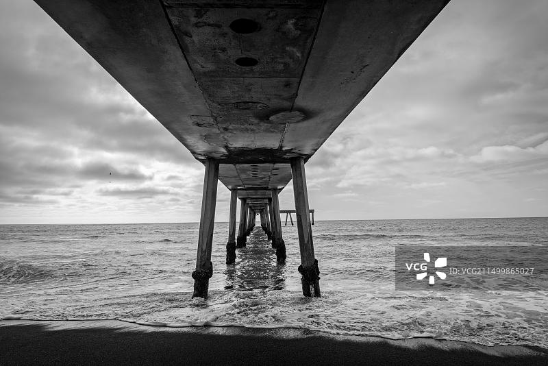 美国加利福尼亚州圣马特奥县帕西菲卡码头图片素材