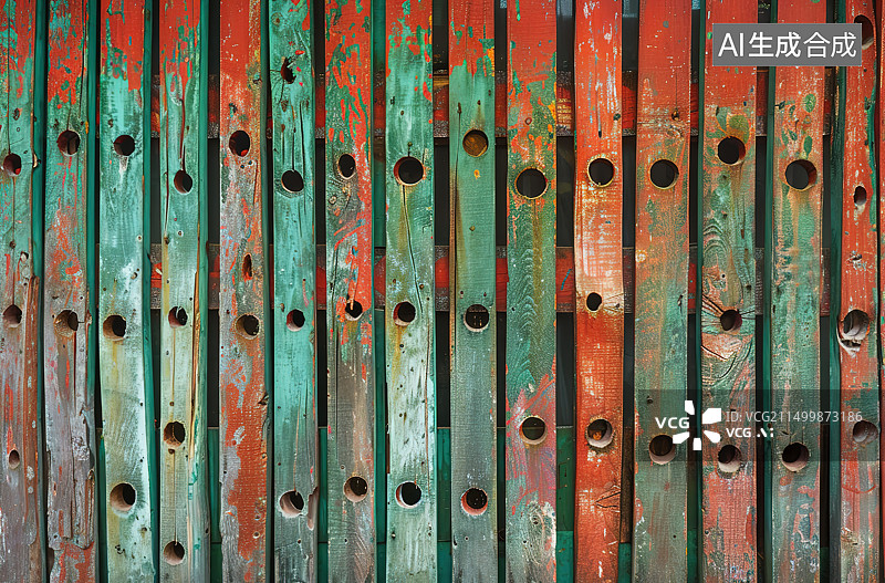 【AI数字艺术】生锈金属特写镜头图片素材