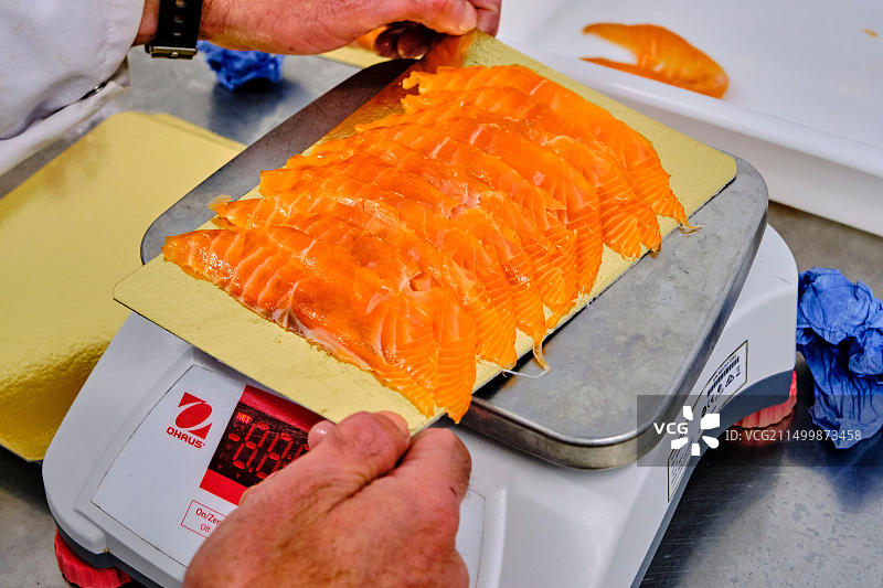 法国莫尔比昂格鲁瓦岛 es Fumaisons 熏鱼图片素材