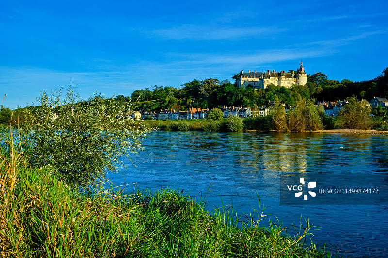 法国卢瓦尔河谷肖蒙城堡（联合国教科文组织世界遗产）图片素材
